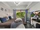 Bright bedroom features soft bedding and relaxing outdoor scenery at 7157 E Rancho Vista Dr # 6011, Scottsdale, AZ 85251
