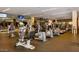 Well-equipped fitness center with cardio machines, treadmills, and mirrored walls with TVs at 7157 E Rancho Vista Dr # 6011, Scottsdale, AZ 85251