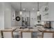 Bright kitchen boasts stainless steel appliances, pendant lighting, and a spacious marble countertop at 7157 E Rancho Vista Dr # 6011, Scottsdale, AZ 85251
