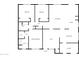 Detailed floor plan featuring bedrooms, bathrooms, a living room, and other living spaces at 9814 N Balboa Dr, Sun City, AZ 85351