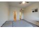Comfortable bedroom with view to ensuite bathroom and closet at 11772 E Clinton St, Scottsdale, AZ 85259