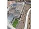 Beautiful aerial shot of a well-kept home with solar panels, desert landscaping, and an attached two-car garage at 12227 W Prickly Pear Trl, Peoria, AZ 85383