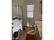 Bathroom showcasing glass enclosed shower and vanity at 12565 W Amelia Ave, Avondale, AZ 85392