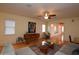 Spacious living room with hardwood floors, a ceiling fan, and plenty of natural light at 1301 E Sheridan St, Phoenix, AZ 85006