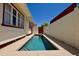 Private pool in a secluded backyard at 1301 E Sheridan St, Phoenix, AZ 85006