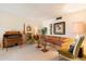 Well-decorated living room featuring comfortable seating and elegant decor at 13640 N Del Webb Blvd, Sun City, AZ 85351