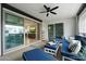 Inviting balcony featuring stylish outdoor seating, creating a comfortable area to relax at 17773 N 77Th Way, Scottsdale, AZ 85255