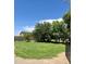 Large backyard with lawn and mature trees at 22236 E Nacoma --, Queen Creek, AZ 85142