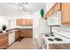 Bright kitchen features updated appliances and fixtures and ample cabinet space at 22236 E Nacoma --, Queen Creek, AZ 85142
