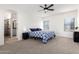 The main bedroom offers lots of natural light and carpeted floors at 22236 E Nacoma --, Queen Creek, AZ 85142