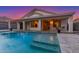 A pristine backyard pool with inviting steps and clear blue water at 445 W Gary Ave, Gilbert, AZ 85233