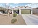 Charming single-story home features a well-maintained yard and an attached two-car garage at 45734 W Sky Ln, Maricopa, AZ 85139