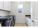 Functional laundry room featuring modern appliances, ample cabinet space, and a convenient sink area at 6208 E Lonesome Trl, Cave Creek, AZ 85331