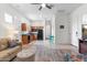 Open-concept living space featuring a seating area with a kitchen, providing a seamless transition for dining and entertainment at 6208 E Lonesome Trl, Cave Creek, AZ 85331