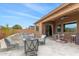 Stylish patio with a comfortable seating area, perfect for outdoor relaxation and gatherings at 6208 E Lonesome Trl, Cave Creek, AZ 85331