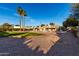 Expansive backyard with pool, mature trees and a relaxing garden at 12222 S Appaloosa Dr, Phoenix, AZ 85044