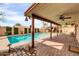 Gorgeous pool and covered patio, perfect for outdoor entertaining and relaxation at 13234 N 2Nd St, Phoenix, AZ 85022