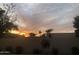 Sunset view over palms and the desert neighborhood at 13234 N 2Nd St, Phoenix, AZ 85022