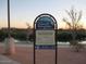 Community Fishing Water sign details rules, fish limits, and permits needed for angling at 1715 N Sawyer --, Mesa, AZ 85207