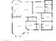 Detailed floor plan showing layout of kitchen, living, and bedrooms at 1715 N Sawyer --, Mesa, AZ 85207