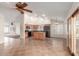 Spacious kitchen featuring tile flooring, modern appliances, and ample counter space at 1715 N Sawyer --, Mesa, AZ 85207