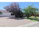 Beautiful home featuring mature trees, lush green grass, a brick driveway, and privacy at 2923 E Wahalla Ln, Phoenix, AZ 85050