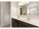 Bright bathroom features double sinks, large mirror, and stylish vanity at 29909 N Yucca Dr, Florence, AZ 85132