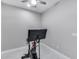 Modern exercise room with stationary bike and ample space for home fitness routines at 31400 N 130Th Ave, Peoria, AZ 85383