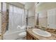 Comfortable bathroom with a tiled shower and vanity sink at 34014 N 43Rd St, Cave Creek, AZ 85331
