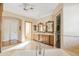 Spacious bathroom featuring dual sinks, marble countertops, a soaking tub and walk-in shower at 4222 E Brown Rd # 18, Mesa, AZ 85205