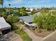 Aerial view of a single-story home showing landscaping, driveway, and neighborhood at 4530 N 9Th Ave, Phoenix, AZ 85013