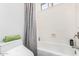 Bright bathroom with a shower and a toilet at 5545 E Helena Dr, Scottsdale, AZ 85254