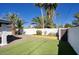 Well-maintained backyard with artificial turf and desert landscaping at 6325 N 83Rd Pl, Scottsdale, AZ 85250