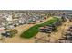 Scenic aerial view of the golf course community, surrounded by residential homes and lush greenery at 10846 W Crosby Dr, Sun City, AZ 85351