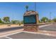 Sign for Fairway Center lists information in front of a parking lot at 10846 W Crosby Dr, Sun City, AZ 85351