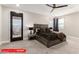 Main bedroom featuring a private balcony and mountain views at 11679 W Parkway Ln, Avondale, AZ 85323