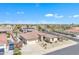 This bird's-eye view highlights the home's curb appeal, driveway, and landscaping in the community at 14612 W Edgemont Ave, Goodyear, AZ 85395