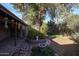 Serene backyard with covered patio and mature trees, perfect for outdoor living at 19013 N 18Th Ave, Phoenix, AZ 85027