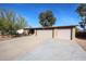 Well-maintained single-story home with a two-car garage and mature trees in the front yard at 19013 N 18Th Ave, Phoenix, AZ 85027