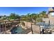 Relax on the balcony with views of the pool and desert landscape at 2168 E Vista Bonita Dr, Phoenix, AZ 85024