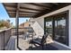 Inviting balcony features stylish seating and neighborhood views from the second story at 24021 N 39Th Ln, Glendale, AZ 85310