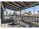 Inviting balcony features stylish seating and a view of the neighborhood at 24021 N 39Th Ln, Glendale, AZ 85310