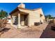 Charming home exterior with a cozy covered porch and a low-maintenance yard at 2848 E Brown Rd # 30, Mesa, AZ 85213