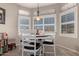 An eat-in breakfast area with a light fixture and lots of natural light at 2854 S Berrywood --, Mesa, AZ 85212