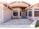 Covered porch with outdoor seating perfect for enjoying sunny days at 2854 S Berrywood --, Mesa, AZ 85212