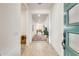 Bright foyer with tile flooring, white walls, and open view showcases the home's layout and inviting atmosphere at 6336 S Granite St, Gilbert, AZ 85298