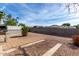 Low-maintenance backyard with gravel and desert landscaping at 7645 E Gale Ave, Mesa, AZ 85209