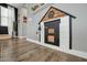 A whimsical, custom-built dog room with a paw print accent and charming details at 13307 W Paso Trl, Peoria, AZ 85383