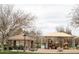 Neighborhood playground and covered picnic area nestled among mature trees at 1531 S Owl Dr, Gilbert, AZ 85296