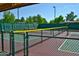 Community pickleball court with green vinyl fencing for privacy at 17132 N Silver Path, Surprise, AZ 85374